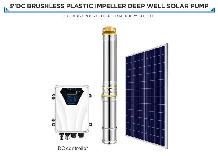 3DSD5.5-50-48-600 600w pour pompe à eau de puits profond à énergie solaire d'irrigation