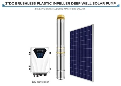 3DSD7.5-70-110-1100 1100w pour pompe à eau de puits profond à énergie solaire d'irrigation