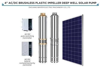 4SD7-135-200-1500-A/D 1500W Système à courant alternatif Pompe à eau submersible pour puits profond solaire à haute valeur nominale